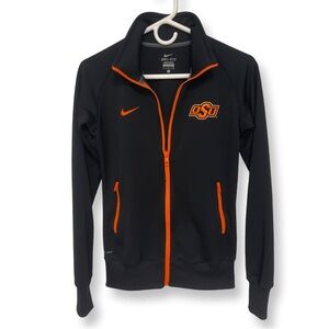 Nike OSU Cowboys Dri-Fit Full Zip Jacket Women’s Small Black